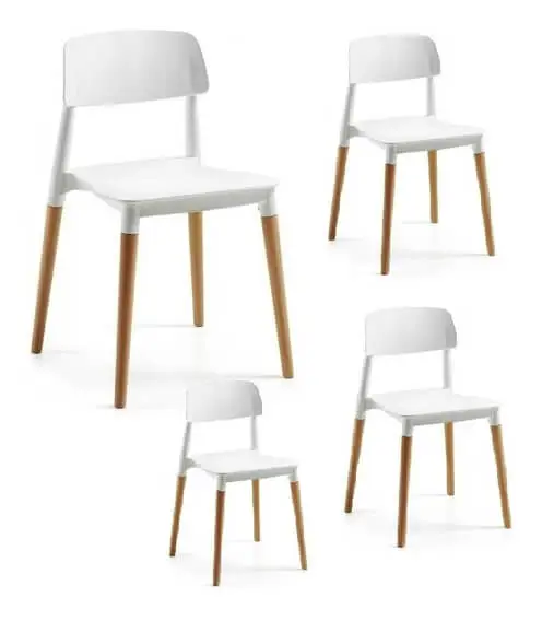 Una silla blanca