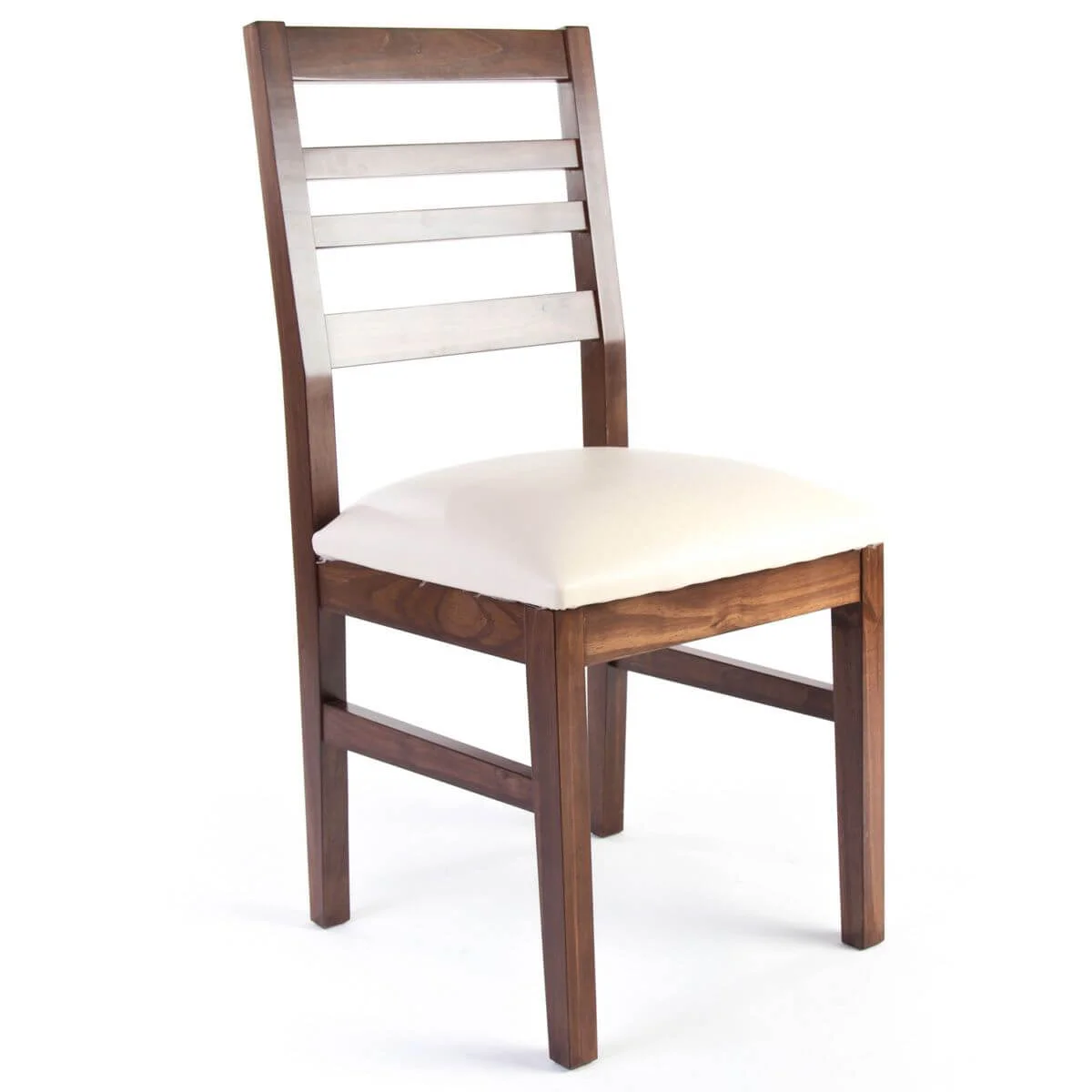 Una silla con color cafe