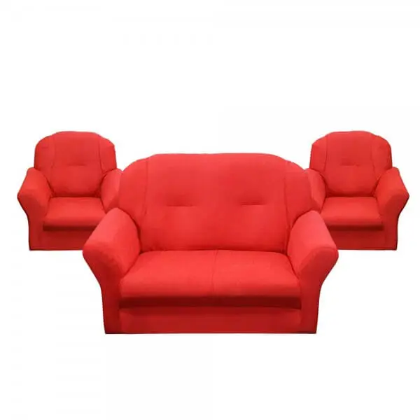 Sillon individual color rojo